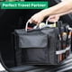 thumbnail image 5 of Bolsa para maletero, organizador de maletero con tapa, organizador de maletero de coche, bolsa para coche, caja de maletero de coche, práctica, impermeable, antideslizante, plegable con asas de alumin, 5 of 5