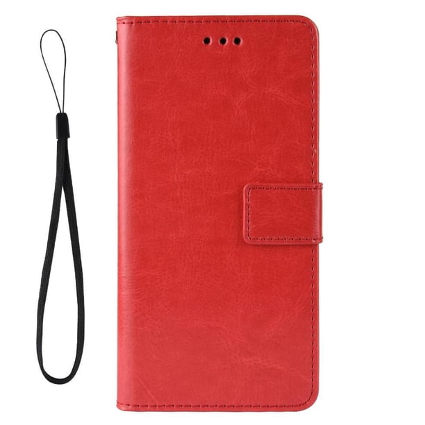 Funda tipo libro para OPPO Reno 8Z/7Z, cartera todo‑en‑uno, funda multifuncional con tarjetero y correa de muñeca desmontable