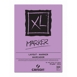 Block Marcadores Canson Xl Lila 70Gr A3