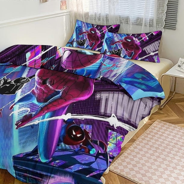 Spidean Bedding Se for Kids Men Women Full Size3s Comforter Cover And Pillowcases-