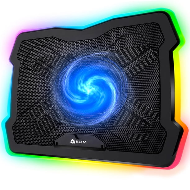 Almohadilla De Refrigeración Para Portátil Ultimate Rgb Con Borde Led De Hasta 17 Pulgadas