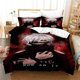 thumbnail image 1 of ed Tokyo Ghoul Bedding Set Duvet Cover Kaneki Ken Double Twin Full Queen King Adult Kids Bedclothes Quilt CoverBed Sheets, 1 of 5