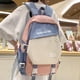 thumbnail image 1 of Backpack Women's Middle School Students Contrast Color All Match Large Capacity Decompression Backpack College Students Computer Bag Junior High School Students Schoolbag, 1 of 5