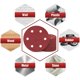 thumbnail image 2 of Disco Lija Velcro 225mm Grano 120 Set 10 Unidades, 2 of 6