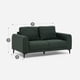 thumbnail image 5 of Sofa 2 Cuerpos Padua Verde, 5 of 6
