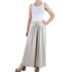 thumbnail image 3 of Pantalon Palazzo Algodon Mujer Tipo Lino Casual Playero 3001, 3 of 4