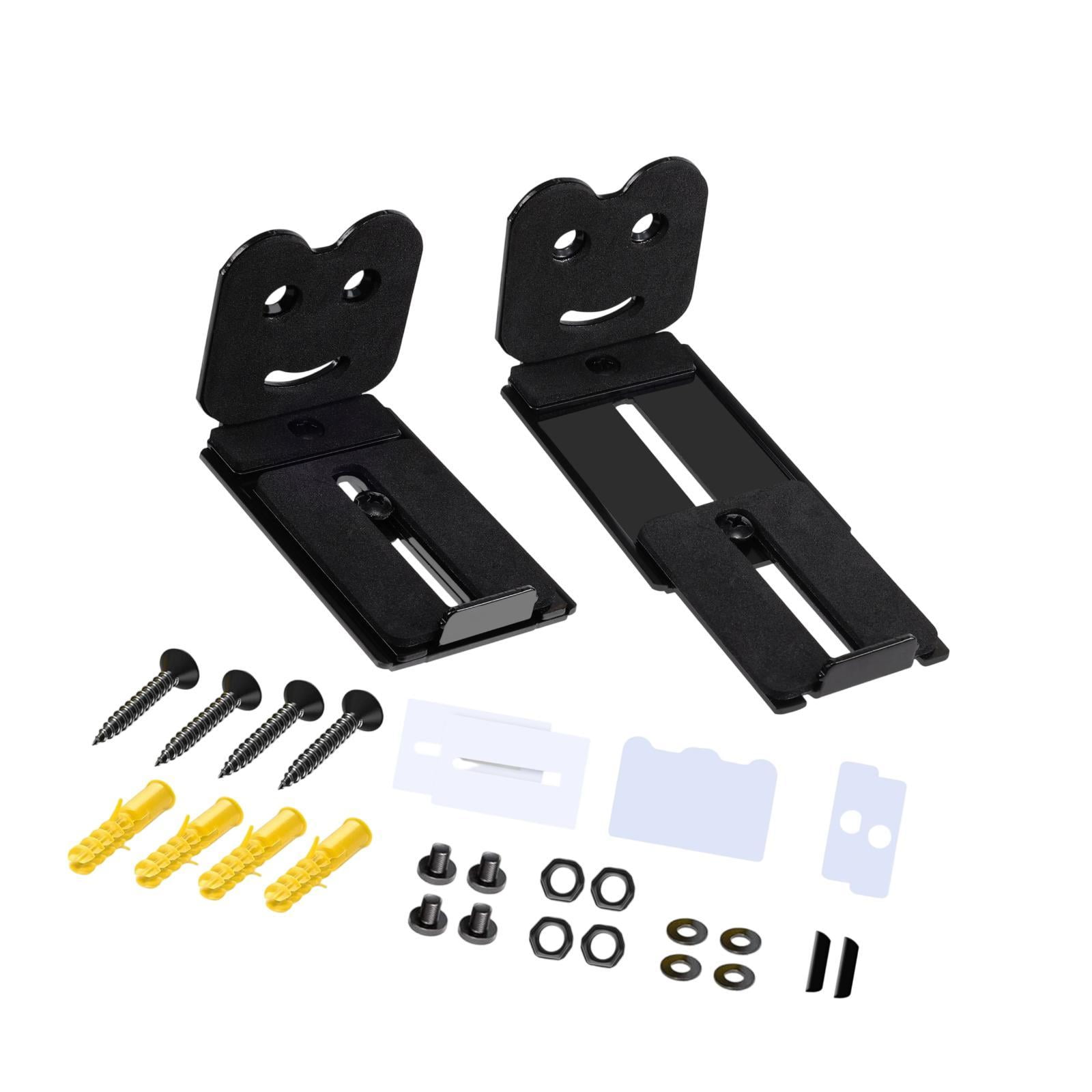 Magideal - Soporte De Pared Para Barra De Sonido Soporte De Altavoz Seguro Longitud Ajustable Fácil Instalación Con Hardware Para Debajo Del Televisor Hogar Ofic Estilo B