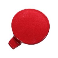 Magideal - Car Front Bumper Tow Hook Cover Caps For ,Towing Hooks Cover, Tow Bars Eye Cover Decoration, Replacements Parts Bumper Inserts , Rojo