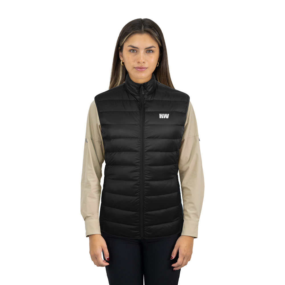Hardwork - Parka Pluma Hw Pullay Pro Mujer Sin Manga Black
