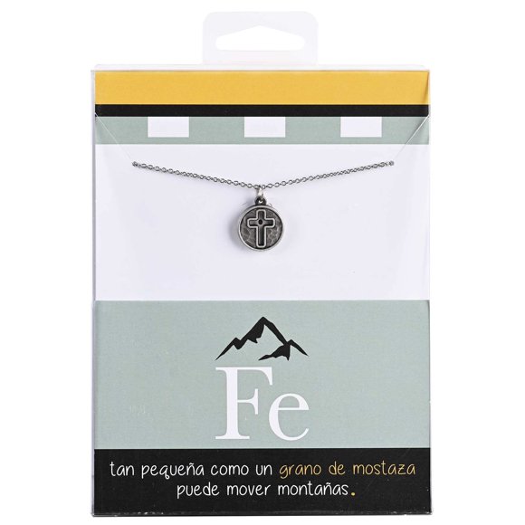 Collar Dicksons J35-8004 Fe Grano de Mostaza Cruz 45 cm