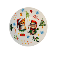 Decostilo - Pack Navideño 3 Platos De Plástico