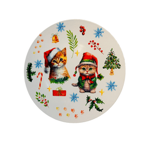 Decostilo - Pack Navideño 3 Platos De Plástico