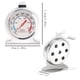 thumbnail image 3 of 1pc, Oven Thermometer Double Scale 50-300°C/80-80°F, Oven Barbecue Wok Chef Smoking Thermometer Instant Read Stainless Steel Thermometer Kitchen Cooking Thermometer For BBQ Baking, Hook Or Independent, 3 of 4