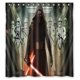 thumbnail image 1 of Cortina de ducha de Star Wars, juego de cortina de baño con ganchos, tamaño 66 x 72 pulgadas, 1 of 3