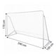 thumbnail image 3 of Arco Fútbol Metálico 240x170x100 Cm + Red, 3 of 7