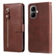 thumbnail image 1 of Funda con Cremallera para Infinix smart 10 4G, Carcasa Cartera de Cuero PU con Soporte y Tarjetero, 1 of 5