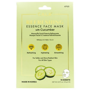 Mascarilla Facial Cala Refrescante Con Pepino 10 Láminas