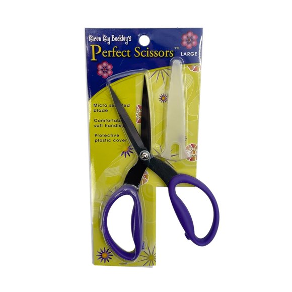 Tijeras Karen Kay Buckley 19 cm Micro‑dentadas Color Morado