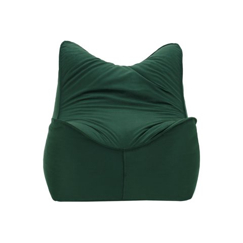 Bodevir - Pouf Potter 1C Felpa Verde Botella