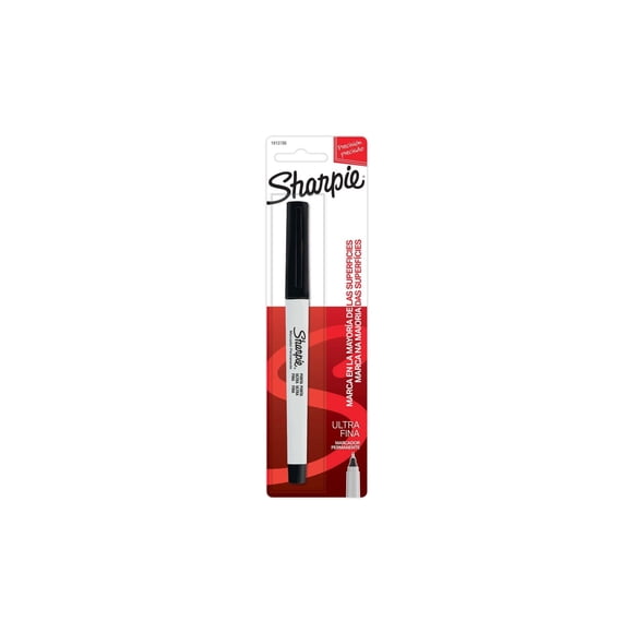 Marcador permanente sharpie®, punta ultra fina, negro