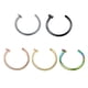 thumbnail image 1 of 3/5pcs Stainless Steel Septal Ring Clip for Unisex - Non-Piercing Body Jewelry for a Natural Look, 1 of 5