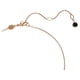 thumbnail image 3 of Collar con colgante de cisne de Swarovski con cristales negros en oro rosa, 3 of 5