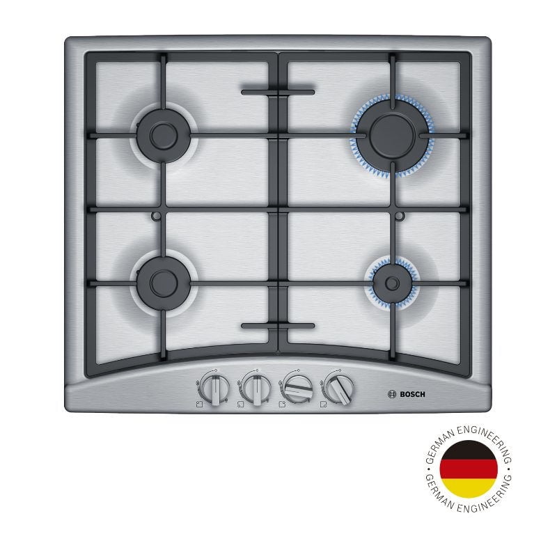 Bosch - Encimera Gas Natural 4 Quemadores Pgp6G5B90