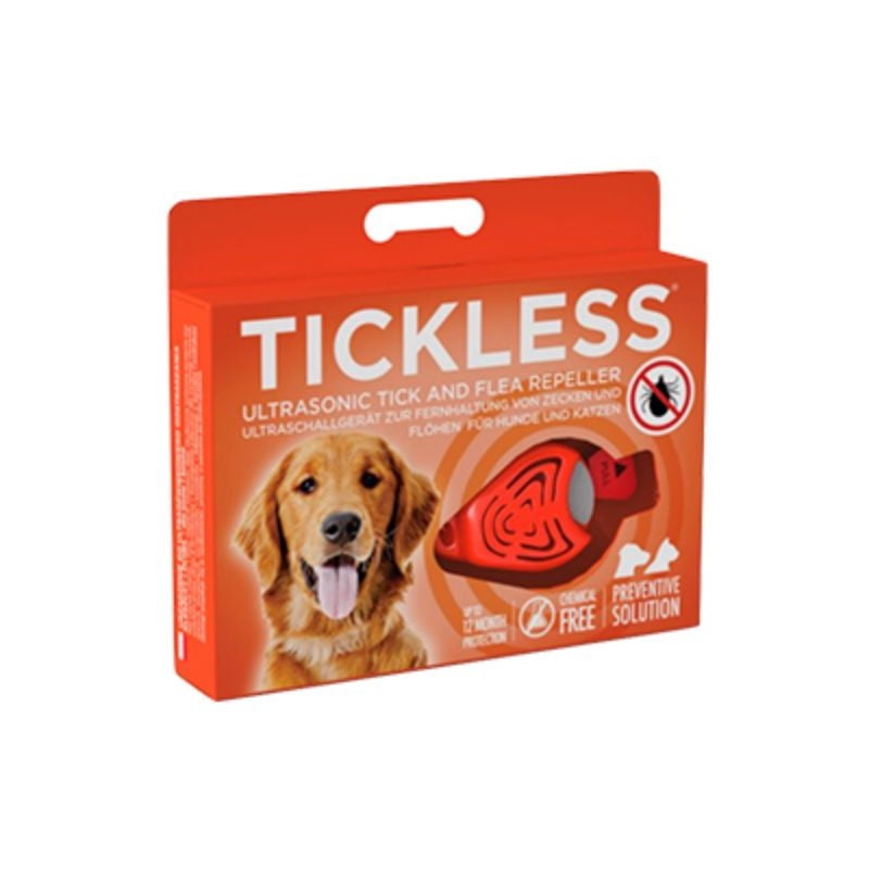 Tickless - Anti Pulgas Perro/Gato Naranjo