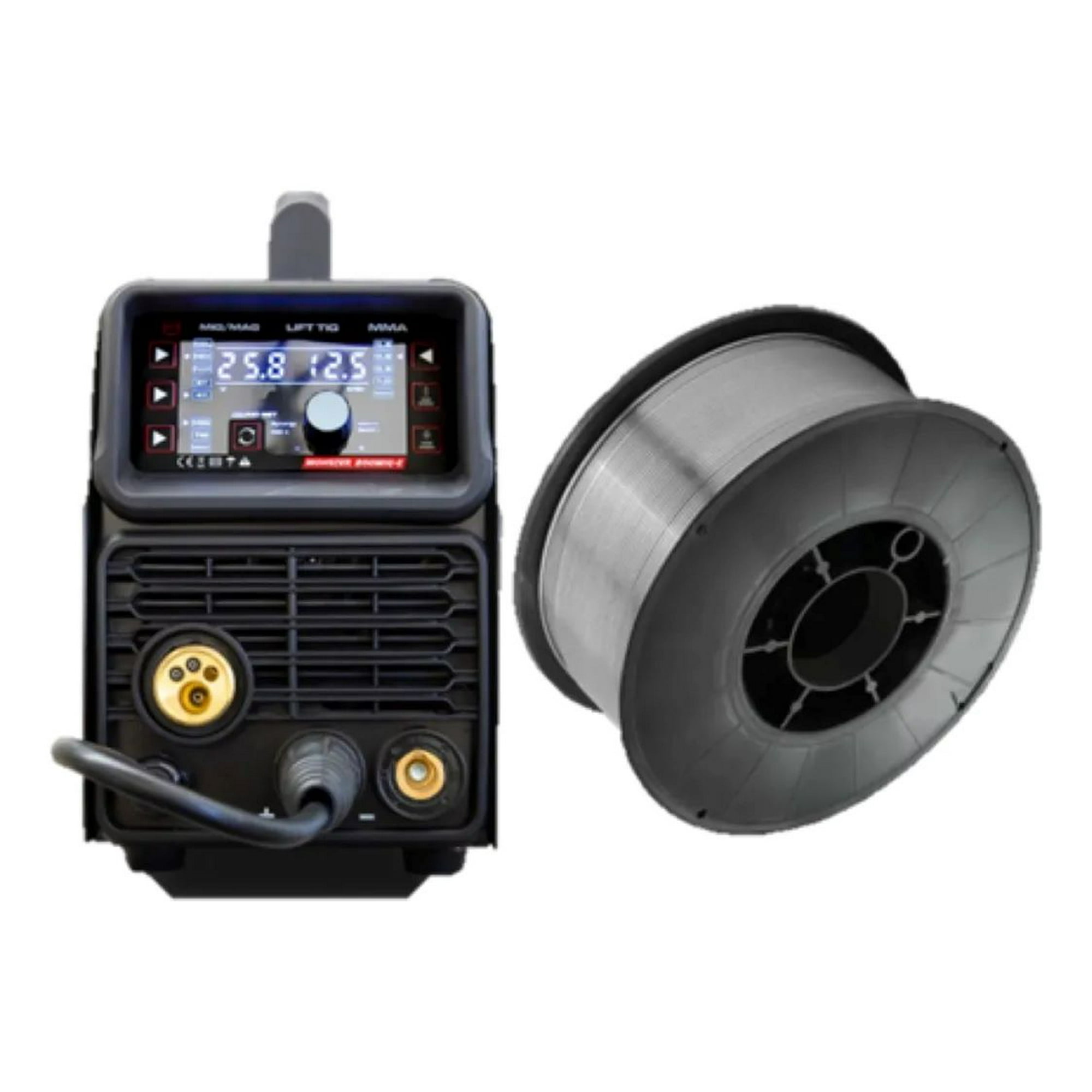 Metalfer - Soldadora Tigmig/mma Blackweld Monster 200a + Rollo Mig 0.45