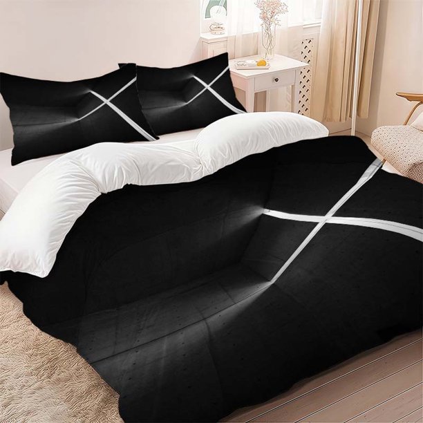 3pcs Holy Cross Architectural Pattern Bedding Set Soft and Comfortable for All Seasons Ideal for Home Bedrooms and Guest Rooms
