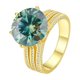 thumbnail image 1 of Anillos Redondos de Moissanita de 10 Quilates para Mujer Anillo de Compromiso de Oro Color D Claridad VVS1 Anillo de Diamante Grande Anillos de Boda Promesa Aniversario de Plata Esterlina 925, 1 of 7