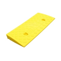 Ioensy - Rampa De Acera Rampa De Acera De Entrada Automática Ligera Para Cortadoras De Motocicletas Rvs H 4 Cm Amarillo