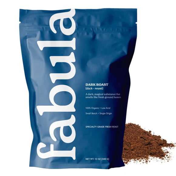 Café Fabula Tostado Oscuro Orgánico de Baja Acidez 340 g