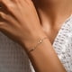 thumbnail image 2 of Pulsera HESHPAWS S925 Sterling Silver Cross Ajustable Plata, 2 of 3