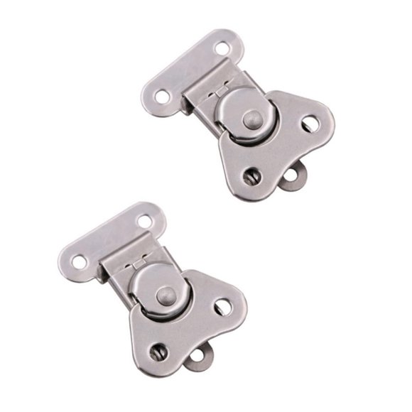 Cierre mariposa XILEWHZF 48x38 mm de acero inoxidable 304, 2 piezas