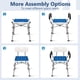thumbnail image 4 of Silla de Ducha Modundry Resistente para 250 kg con Brazos Ajustables, 4 of 7