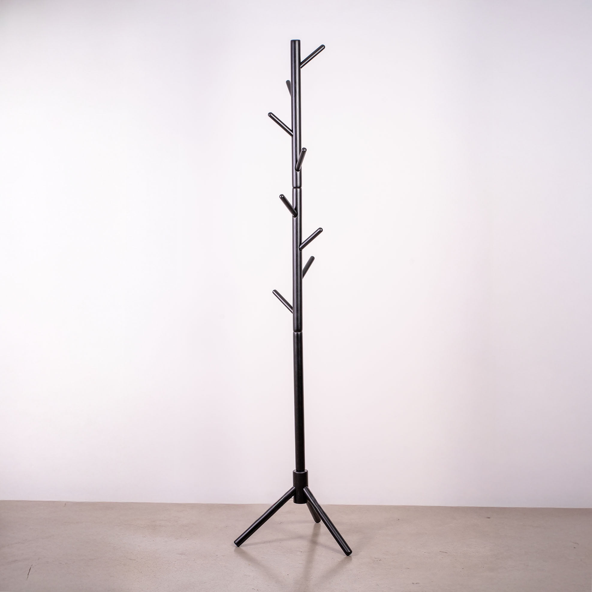 Tendencia Home - Perchero Colgador De Madera Haya Color Negro