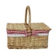 thumbnail image 1 of Cesta De Picnic Con Tapa Y Asa, Cesta Tejida De Mimbre Para Fiestas En El Parque, Playa, 1 of 3