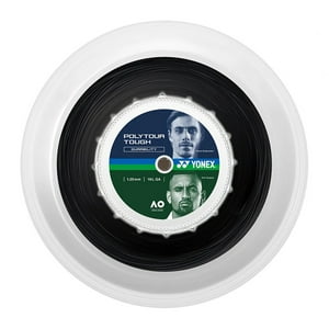 Cuerda De Tenis Yonex Poly Tour Tough 16L/1.25Mm Negra 200 M