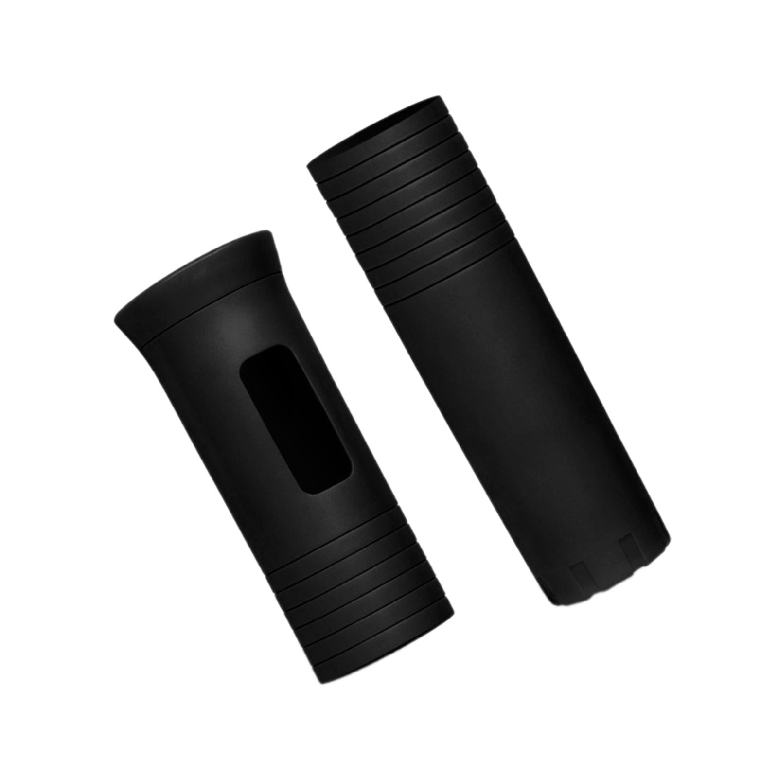 Magideal - Cubierta Protectora Para Micrófono, Cubierta De Agarre Para Micrófono, Tamaño Universal, Cubierta Protectora Para Micrófono De Mano Inalámbrico Para S Negro