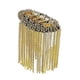 thumbnail image 3 of Elegante borla cadena de eslabones charretera accesorios de tela decorativos broches de hombro joyería para graduación cumpleaños hombres mujer bailes, 3 of 5
