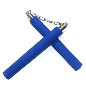 Invencible.Cl⭐⭐⭐⭐⭐ - 𝗡𝗨𝗡𝗖𝗛𝗔𝗞𝗨𝗦 𝗘𝗡𝗧𝗥𝗘𝗡𝗔𝗠𝗜𝗘𝗡𝗧𝗢 Nunchakus Entrenamiento Cadena Goma Eva Artes Marciales Kung Fu Chino Wushu Nunchaku De Práctica Goma Espuma Principiantes Ap75