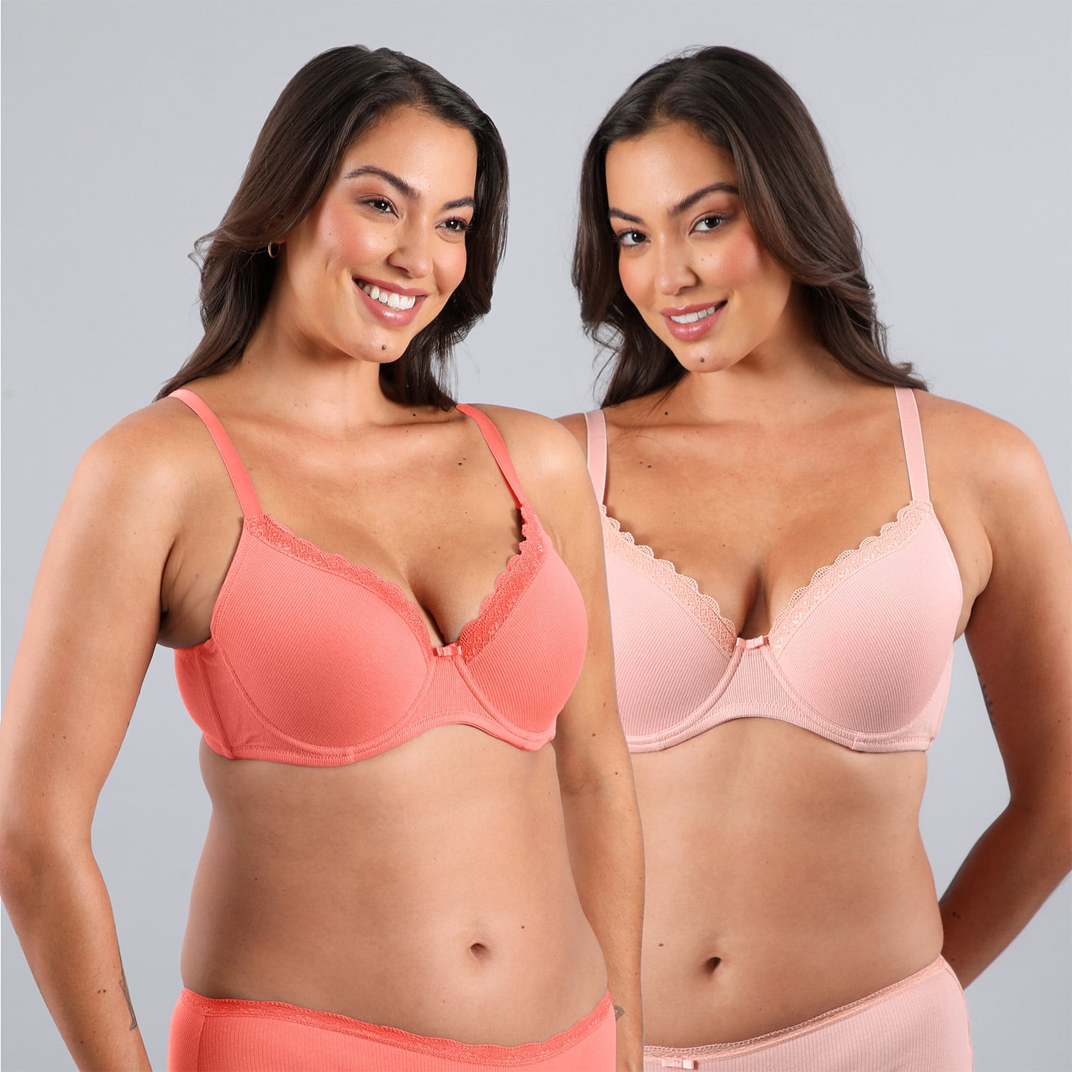 Pack 2x Sosten Perfect Cover Flores Mujer 25491-248