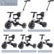 thumbnail image 2 of Bicicleta para bebés newyoo TR007, triciclo 4 en 1, de 1 a 3 años, blanco, 2 of 7