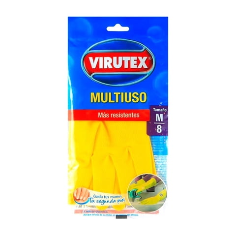 Virutex - Pack X 4 Guante Multiuso Clásica Talla M