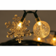 thumbnail image 3 of Guirnalda Solar Navidad 20 Led 4m Copos Nieve Jardin Cálido, 3 of 9