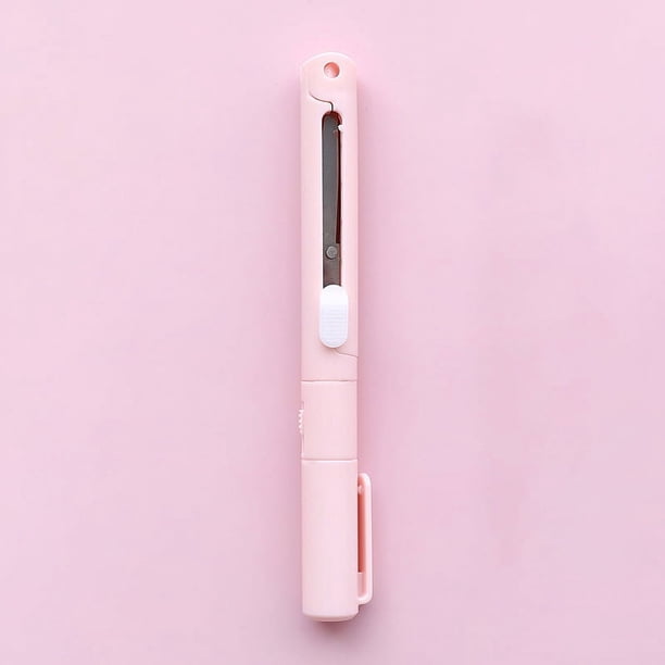 Get Creative Anywhere with our Foldable Pencil Scissors and Utility Knife - Perfect for Students and Travel Journals!