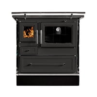 Alcazar - Cocina A Leña Calbuco Mz 80 Negra