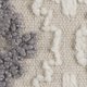thumbnail image 2 of Almohada Rizzy Home T11511, relleno de polietileno, 20 x 20 cm, natural/gris/blanco, 2 of 2