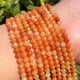 thumbnail image 1 of Xiao Hua Cuentas Circulares micro Grabadas de Corte de Piedra natural de 2 Mm, Adecuadas para Hacer Collares y Joyería DIY, Naranja, 1 Cuerda, 1 of 4